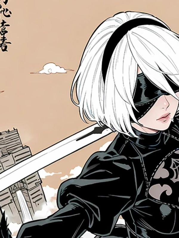【海外代購】巴洛克《出擊2B》尼爾機械紀元裝飾畫冰箱貼 