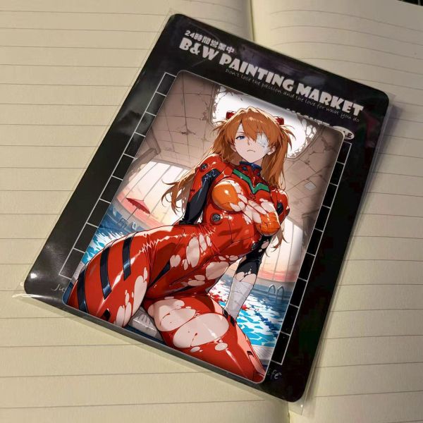 【海外代購】黑白畫映 B&W 壓克力冰箱貼 Asuka 明日香 BWMN-043 