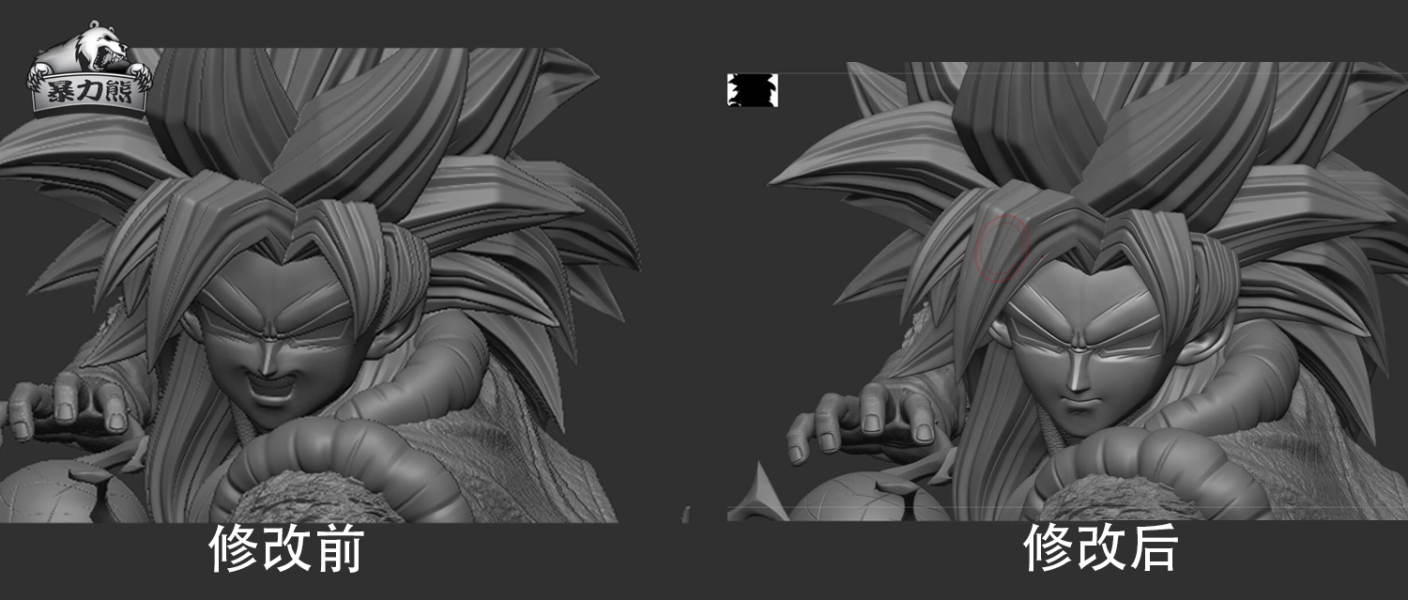 【預定】暴力熊 超四悟吉塔 半身像 