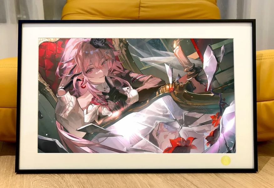 【海外代購】星空 《長夜月》三月七粉霞天女崩壞：星穹鐵道裝飾畫 