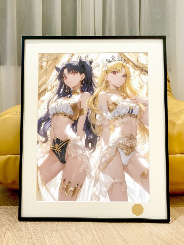 【海外代購】星空 《伊什塔爾艾蕾》遠坂凜紅色惡魔Fate命運Tohsaka Rin動畫裝飾畫 