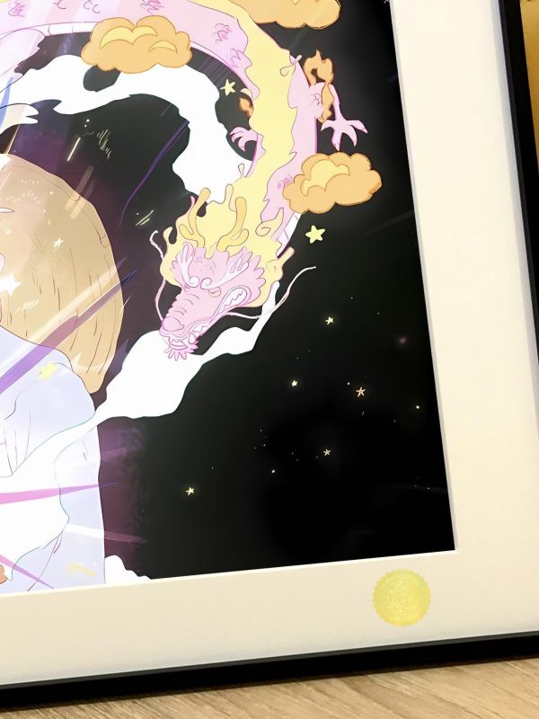 【海外代購】星空 《飛龍尼卡》伊姆海賊王五檔路飛索隆娜美山治喬巴羅賓op動畫裝飾畫 