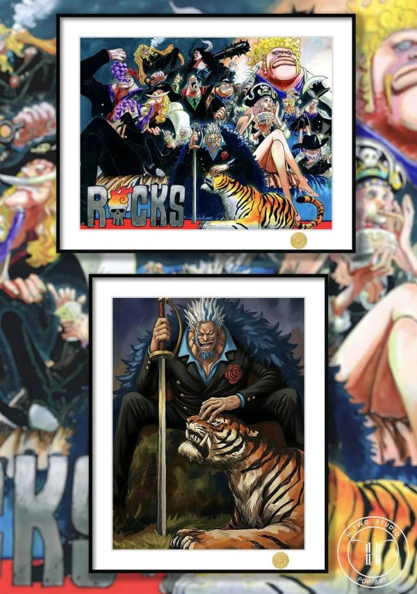 【海外代購】H2工作室 《洛克斯海賊團》海賊王神之谷裝飾畫 