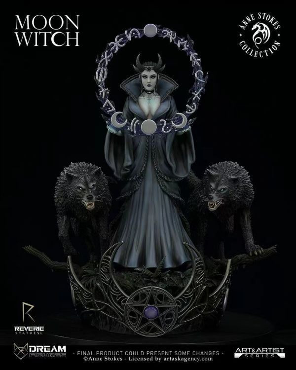 【海外代購】Dream Figures Anne Stokes 藝術家系列 月亮女巫 