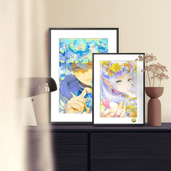 【海外代購】皇呱 《勇者精靈Cp》葬送的芙莉蓮裝飾畫 午睡毯 地毯 