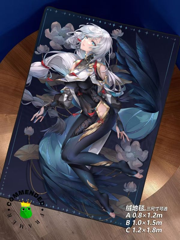 【海外代購】皇呱  《玉骨冰綺申鶴》原神璃月港仙家弟子仙氣優雅小姑申鶴週邊裝飾畫 