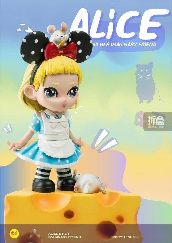 【海外代購】The Cave 愛麗絲與幻想生物 罐頭貓 起司鼠 