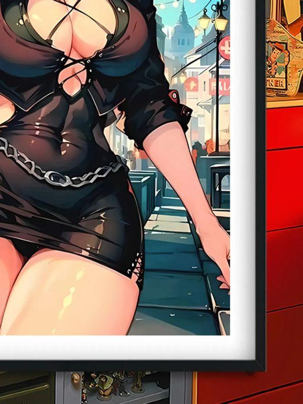 【海外代購】巴洛克 《Shermie》夏爾美拳皇97謝爾美裝飾畫 