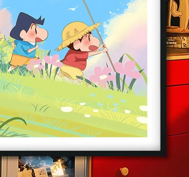 【海外代購】巴洛克 《夏日春日部》蠟筆小新裝飾畫冰箱貼 