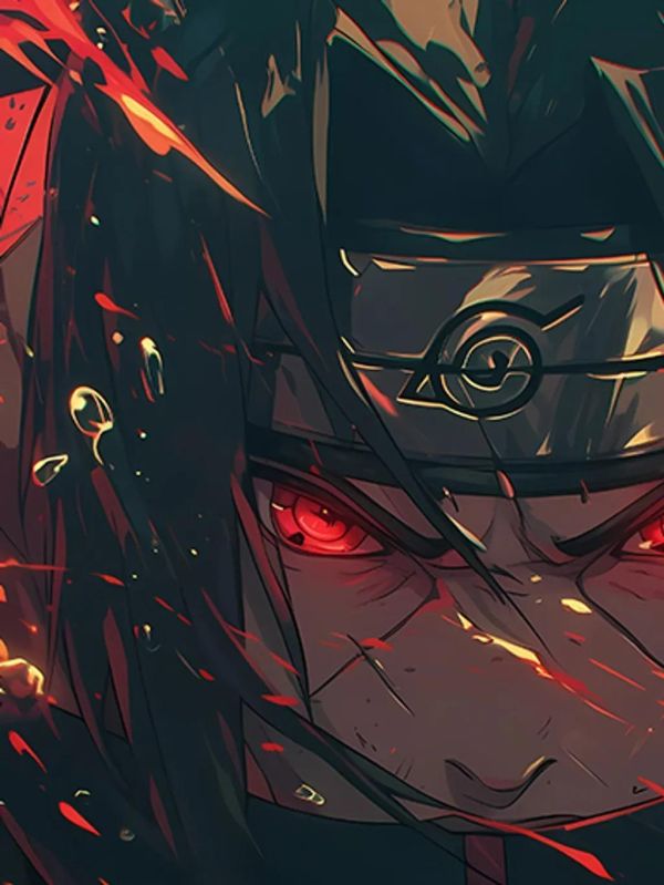 【海外代購】巴洛克 《火遁鼬》Itachi火影忍者裝飾畫冰箱貼 