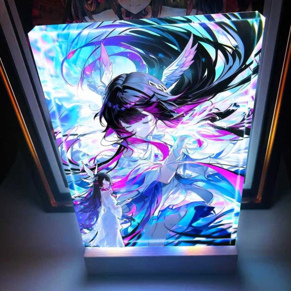 【海外代購】阿喵畫社 哥倫比亞 2cm厚大號特效發光手辦架展示磚 