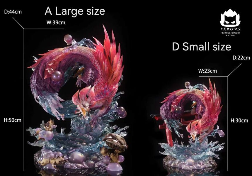 【預定】貓火 Heroics 怪物獵人泡狐龍 MonsterHunter Mizutsune 