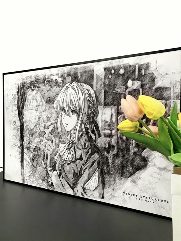 【海外代購】 萌萌匠 紫羅蘭永恆花園 薇爾莉特 打字機 導光畫 01 