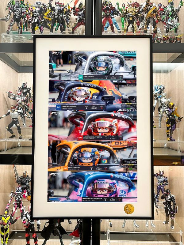 【海外代購】星空《EVA賽車手》新世紀福音戰士裝飾畫 