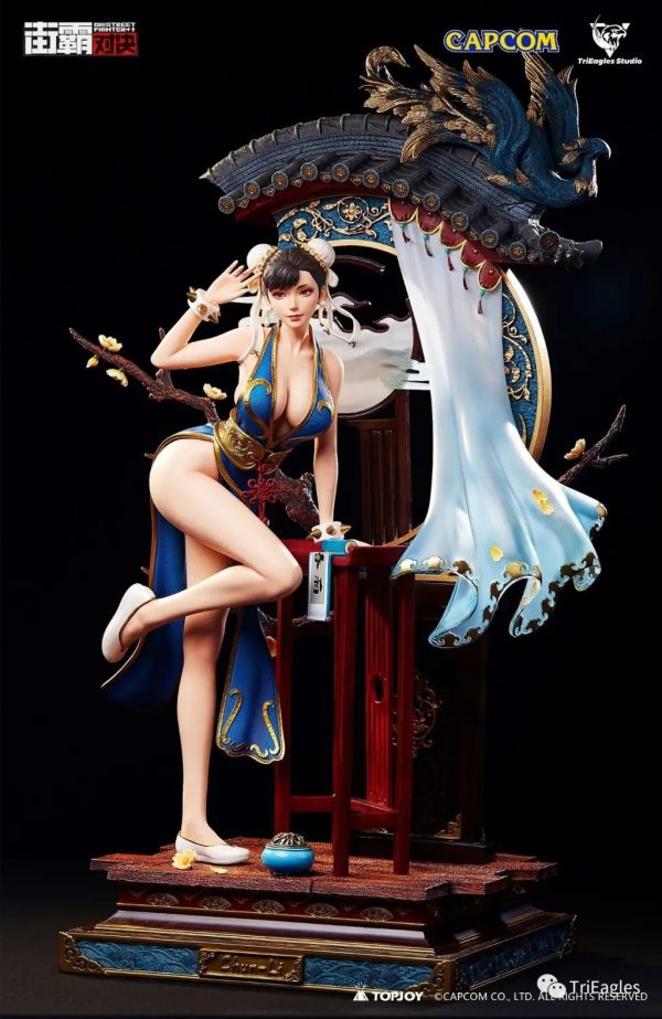 【台灣現貨】TES 春麗 藍色 拆擺展品 