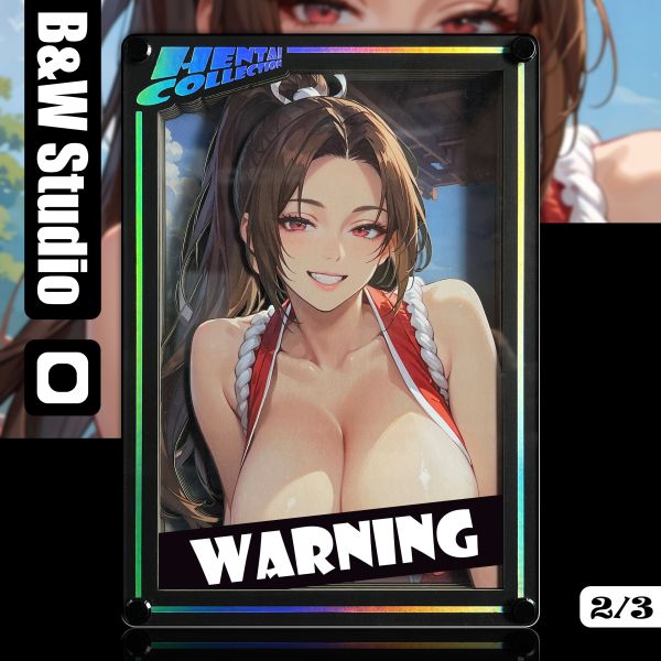 【海外代購】黑白畫映 B&W AI Creator 系列桌面裝飾卡磚 第二彈 不知火舞 Shiranui Mai 