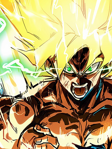 【海外代購】巴洛克 《超賽悟空》七龍珠超級賽亞人Dragon Ball卡卡洛特動漫裝飾畫冰箱貼 