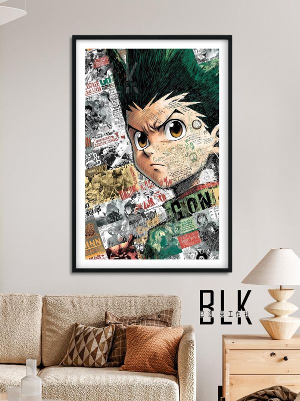 【海外代購】巴洛克  《小杰》全職獵人裝飾畫冰箱貼 