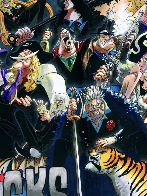 【海外代購】星空 《洛克斯海賊團》神之谷大戰蒂奇黑鬍子白鬍子金獅子大媽Rocks哈拉爾德裝飾畫 