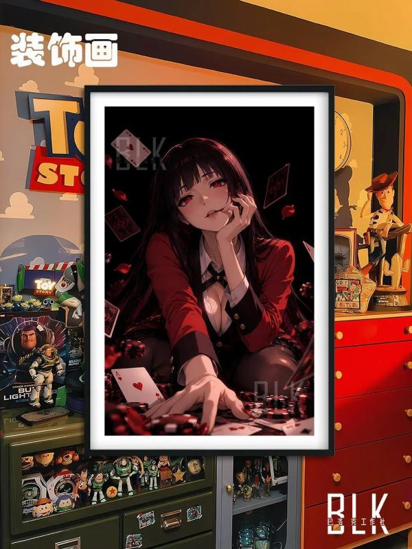 【海外代購】巴洛克 《暗黑蛇喰夢子》狂賭之淵裝飾畫冰箱貼 