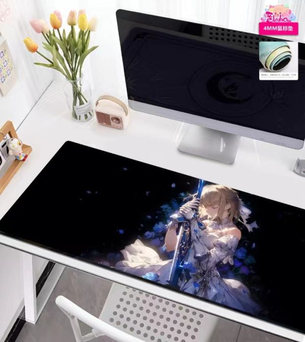 【海外代購】阿喵畫社 白禮服系列 劍葬玫瑰 吾王saber 