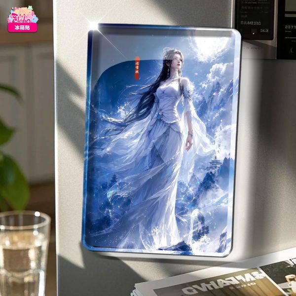 【海外代購】阿喵畫社 雪影望月 陸雪琪 新品12K主題超清裝飾畫 床頭地墊  冰箱貼 