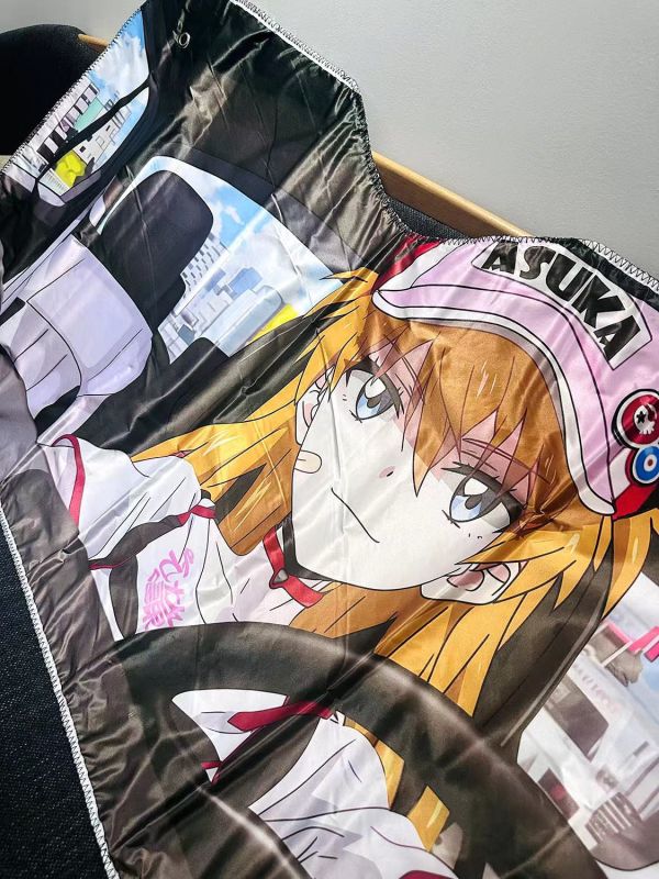 【海外代購】千鳥社 汽車遮陽前擋風玻璃隔熱明日香綾波麗EVA二次元防曬 