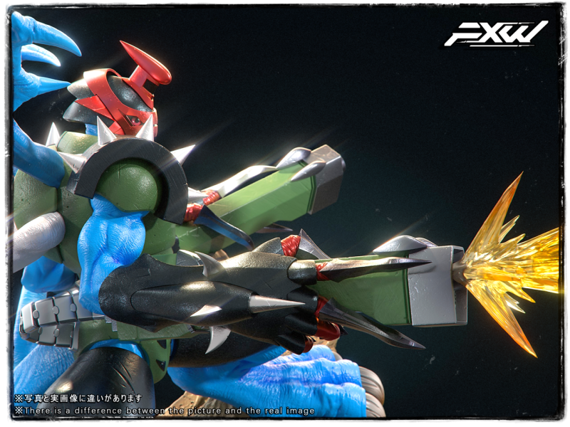 【預定】FXW 數碼寶貝 合體進化 機甲龍獸 