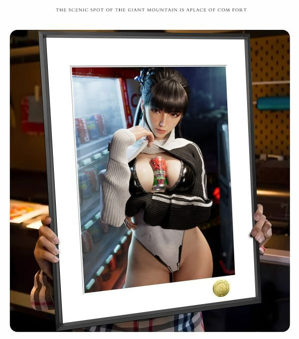 【海外代購】皇呱 《妙齡少女伊芙》劍星伊芙EVE身材火辣裝飾畫 午睡毯 地毯 