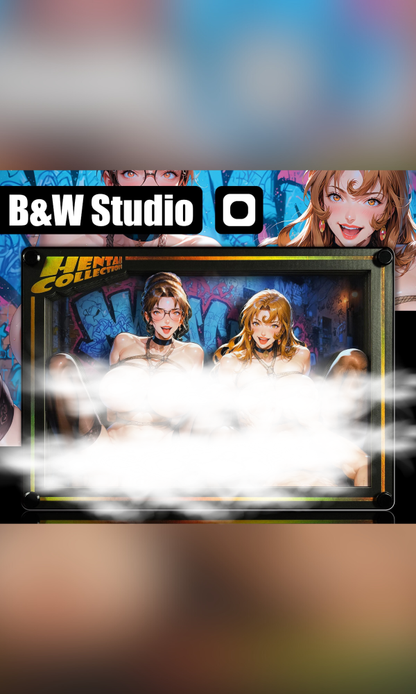 【R18-海外代購】黑白畫映 B&W Ben's Delusion Ben的妄想世界系列桌面裝飾卡磚第二十二彈 妃英理×工藤有希子 