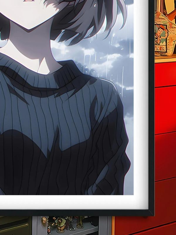【海外代購】巴洛克 《雨夜灰原哀》名偵探柯南裝飾畫冰箱貼 
