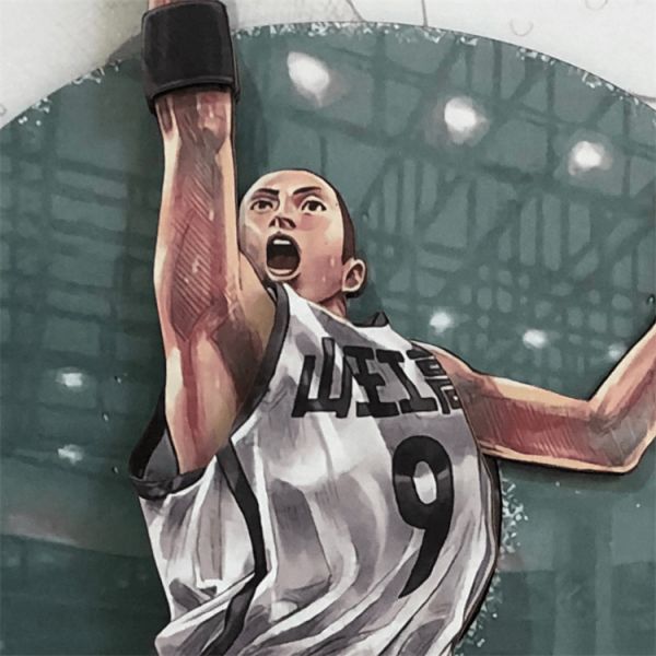 【海外代購】【45*32CM】凹凸Panda 灌籃高手 山王 澤北榮治 紙藝立體畫01 