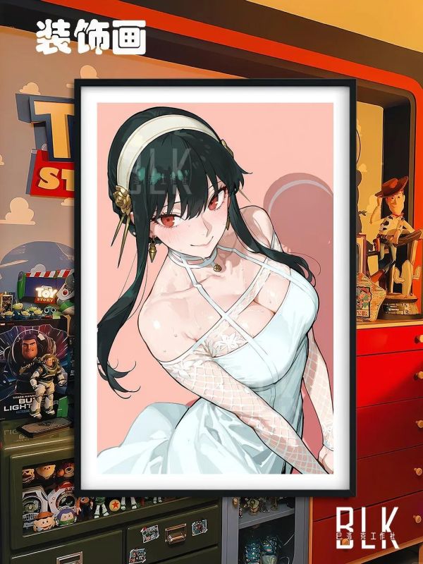 【海外代購】巴洛克 《羞澀約爾》SPY×FAMILY裝飾畫冰箱貼 