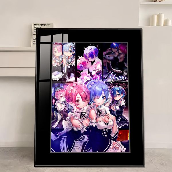 【海外代購】橘子 JUZI 蕾姆拉姆切片海報 