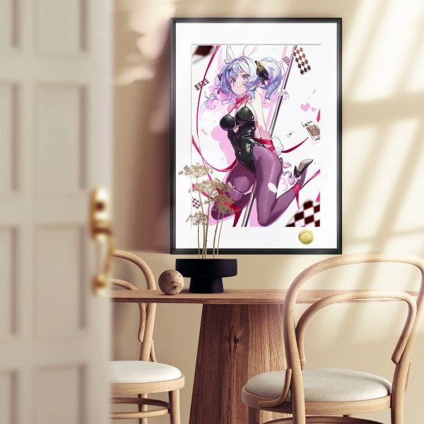 【海外代購】皇呱 《初音未來兔子洞第三彈》兔女郎裝飾畫 午睡毯 地毯 