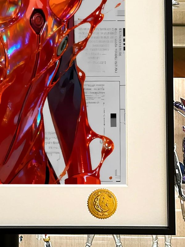 【海外代購】星空《絢麗明日香》Asuka新世紀福音戰士裝飾畫 