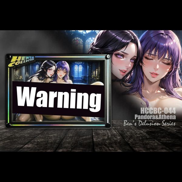 【R18-海外代購】黑白畫映 B&W Ben's Delusion Ben的妄想世界系列桌面裝飾卡磚第四十四彈 潘多拉×雅典娜 HCCBC-044 