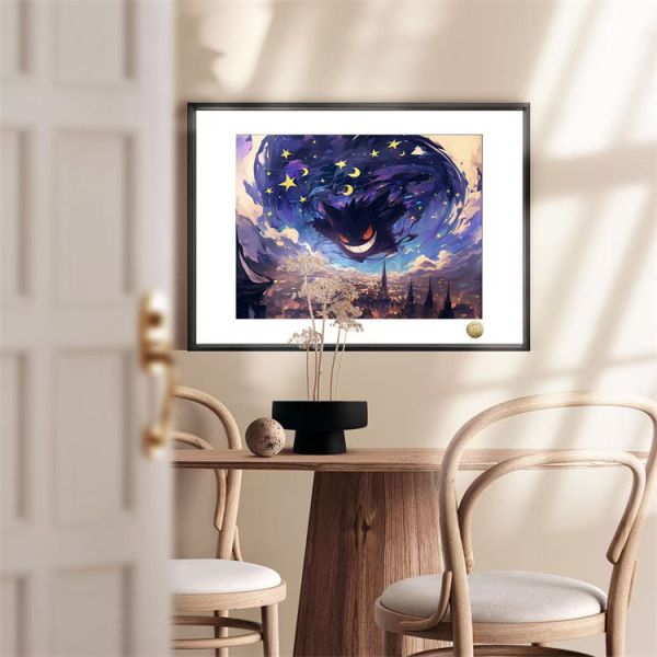 【海外代購】皇呱 星空耿鬼 梵谷裝飾畫 01 