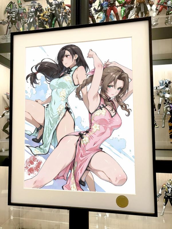 【海外代購】星空 《蒂法與愛麗絲》裝飾畫 最終幻想 