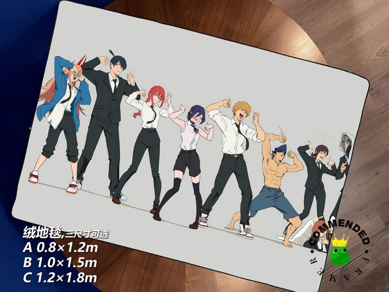 【海外代購】皇呱 《全員狂歡》 鏈鋸人 蕾塞篇全員狂歡週邊裝飾畫 午睡毯  地毯 