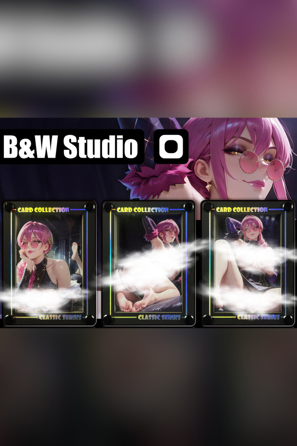 【海外代購】黑白畫映 B&W Mini AI Creator系列桌面裝飾卡磚第三彈 伊芙琳 