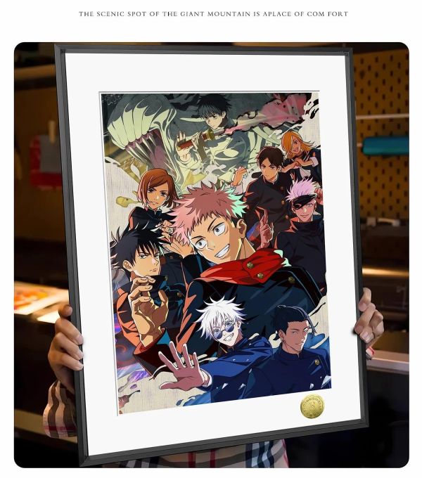 【海外代購】皇呱 《超強咒術師》咒術回戰裝飾畫 午睡毯 地毯 