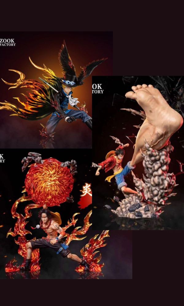 【系列代購】ZooK Factory 海賊王 POP三兄弟 01~03 