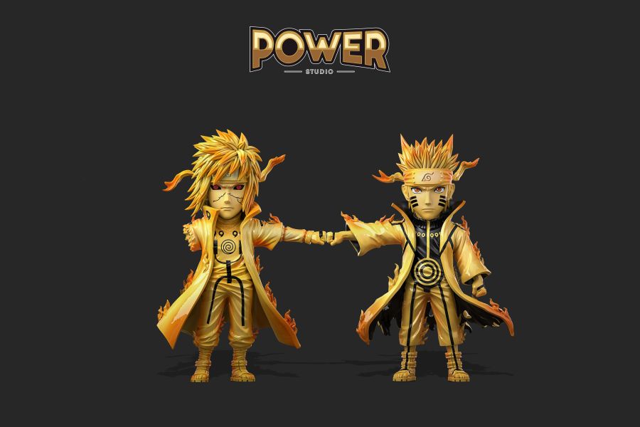 【預定】Power 波風水門&漩渦鳴人 父子對拳 wcf 死水&死水之子 父子對拳 