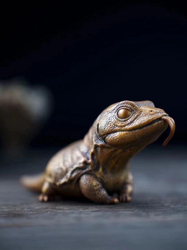 【預定】博物誌 蜥蜴系第列七彈 金頭巨澤蜥 