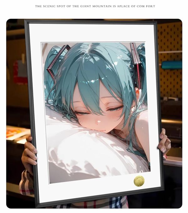 【海外代購】皇呱 《可愛睡顏初音》初音未來裝飾畫 午睡毯 地毯 