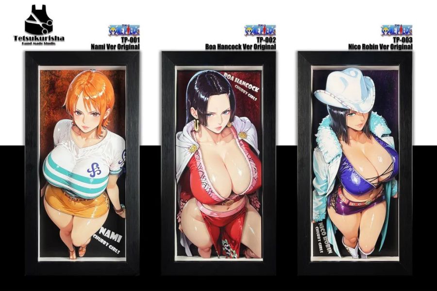 【海外代購】手造社 Tetsukurisha Chubby Girls Series第三彈 妮可羅賓 立體裝飾畫 