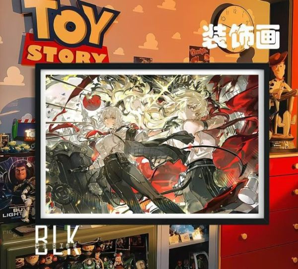 【海外代購】巴洛克 贊妮Zani鳴潮遊戲裝飾畫/冰箱貼 