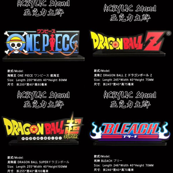 【海外代購】凹凸 panda 壓克力 裝飾立牌 動漫 Logo 火影忍者 海賊王 龍珠超 寶可夢 咒術迴戰 電鋸人 遊戲王 22款等 