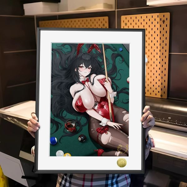 【海外代購】皇呱 《大鳳台球兔女郎 第三彈》碧藍航線艦娘鷯裝飾畫 午睡毯 地毯 